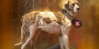 Barry, um cão São Bernardo que viveu no Hospício de Gran St Bernard entre 1800 e 1814, é celebrado como um dos mais famosos cães de resgate da história.