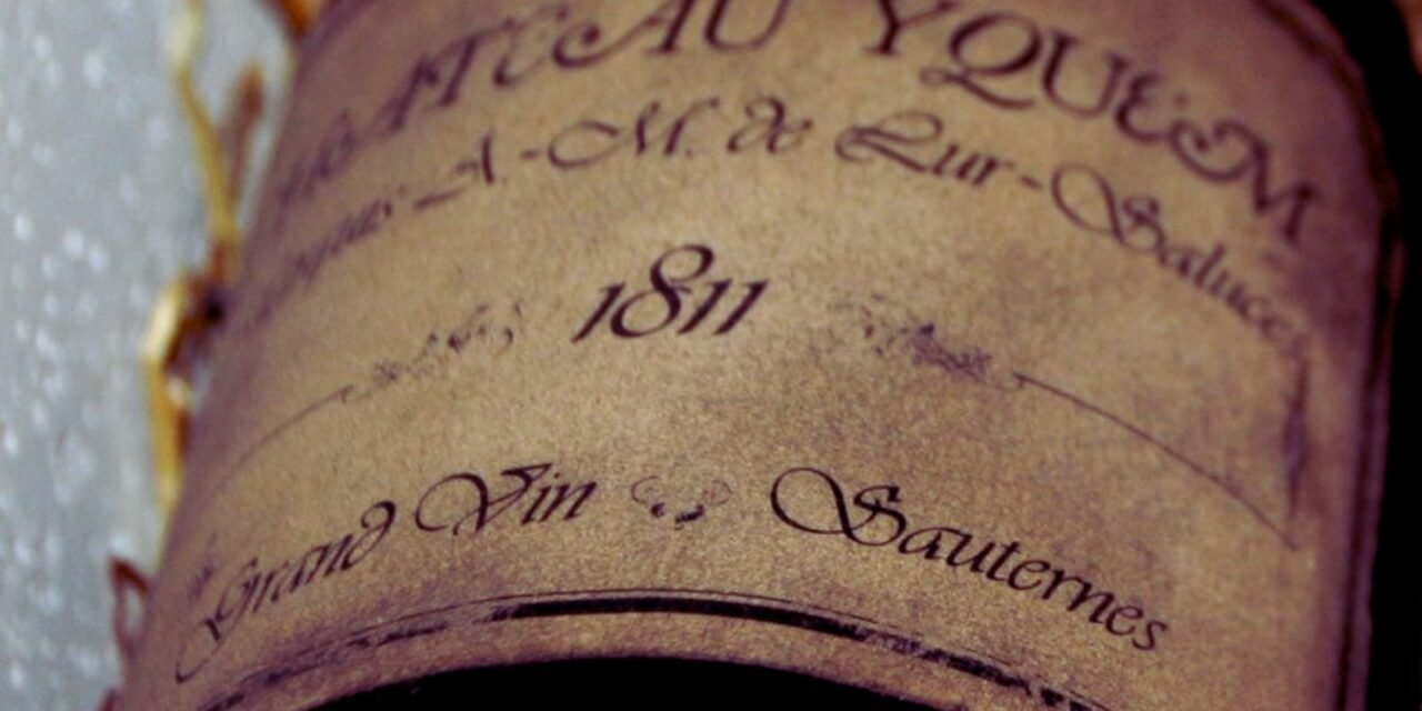 Chateau d’Yquem 1811 – O Lendário “Vinho do Cometa”