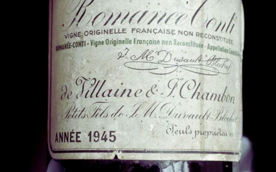 Domaine de la Romanée-Conti 1945: O Vinho Ícone da Borgonha