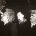 Albert Einstein, Edwin Hubble, Milton Humason e Walter Adams