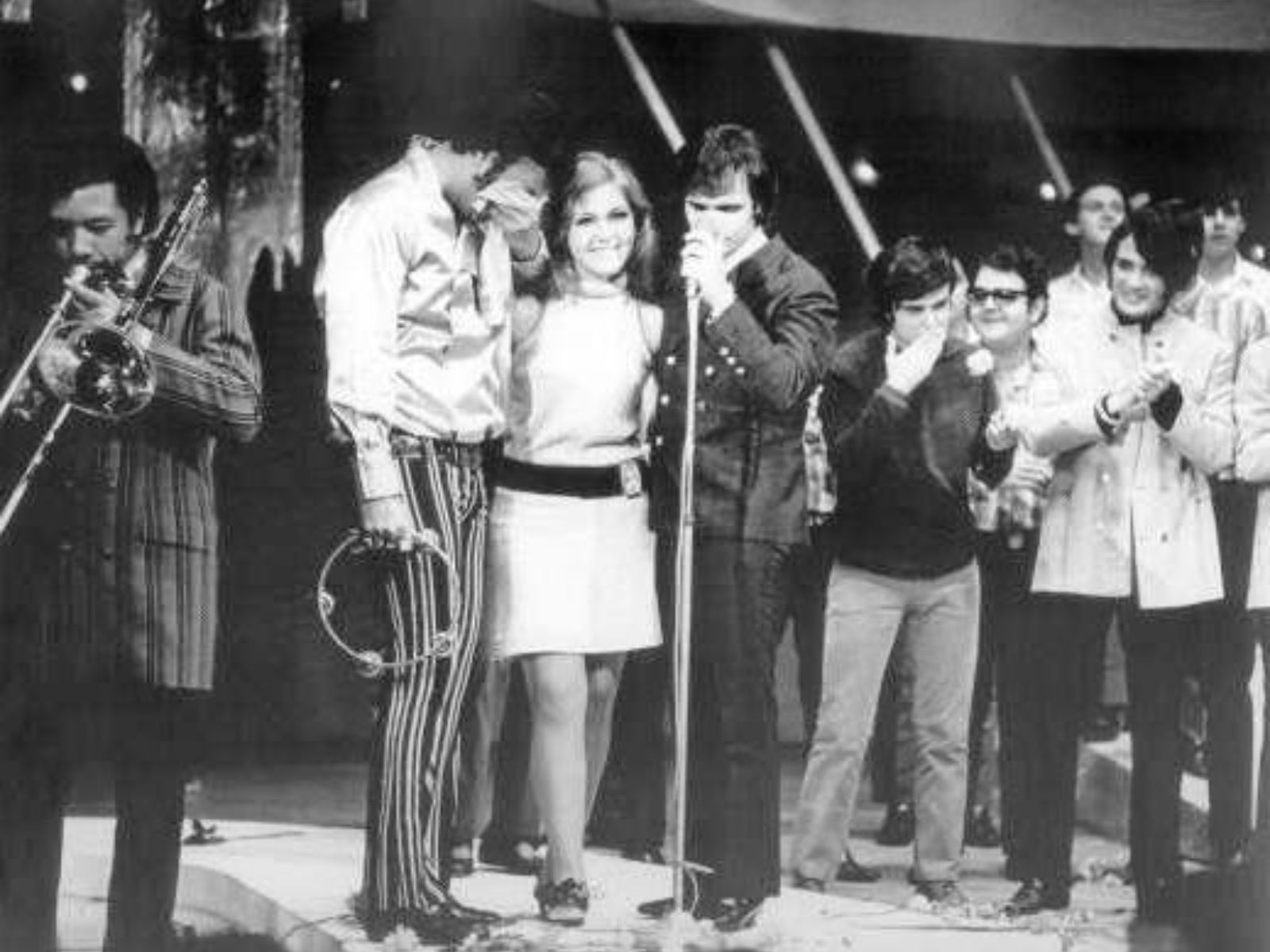 Programa Final dos reis do "iê-iê-iê". "Programa final da Jovem Guarda. Negativo 35 mm. São Paulo, 1968. Agência JB.