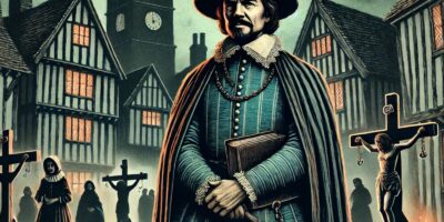 Matthew Hopkins, conhecido como o "caçador de bruxas", ganhou notoriedade entre 1644 e 1646, durante o período turbulento da Guerra Civil Inglesa.