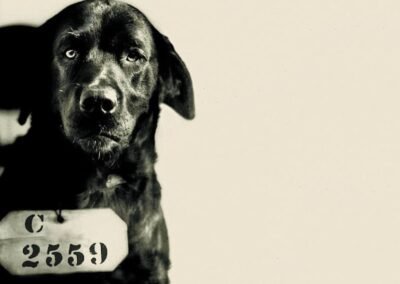 A história de Pep ganhou notoriedade em parte devido ao famoso "mugshot" do cachorro, que circulou amplamente na mídia. Na foto, Pep aparece com um número de identificação, semelhante aos prisioneiros humanos.