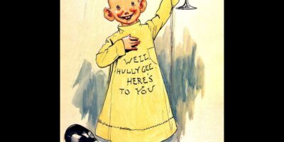 The Yellow Kid (Hogan's Alley), a primeira história em quadrinhos (HQ), 1895.